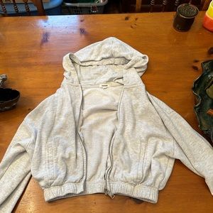 Grey Garage Zip up Hoodie
